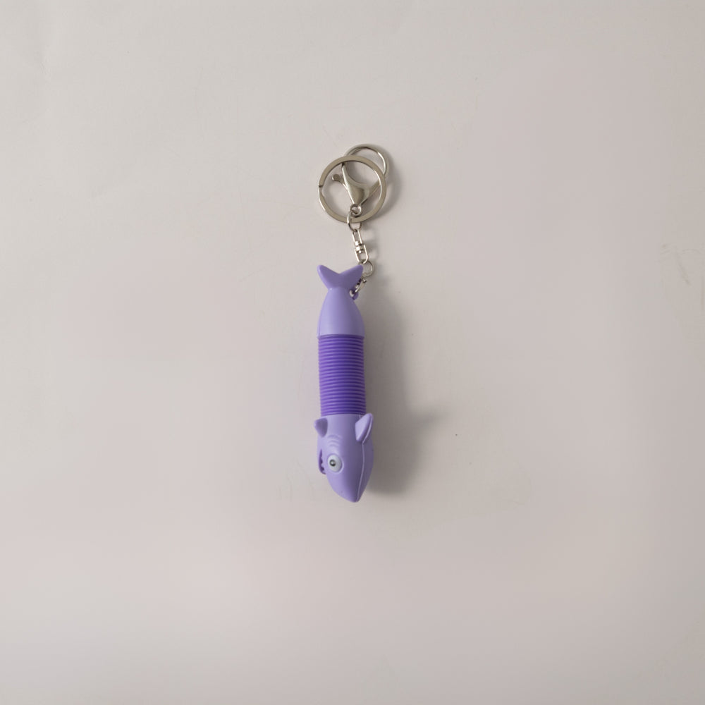 Keychain Pop Tube - SHARK PURPLE